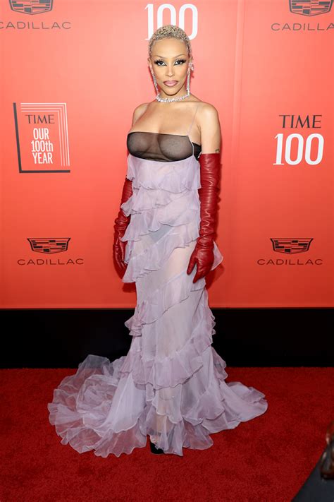 Doja Cat just wore the see-through trend and her dress is *completely* transparent