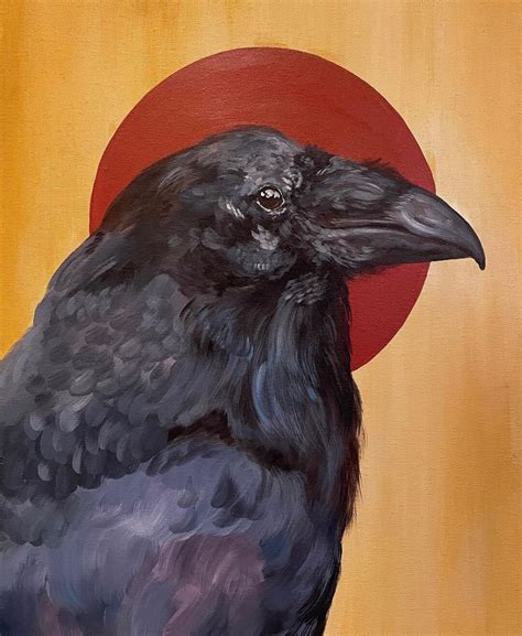 Unframed Raven Art Print, Crow Art, Crow Decor, Raven Art, Gothic Home ...