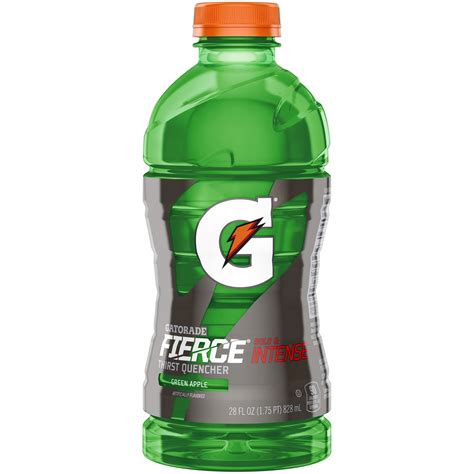 Gatorade Fierce Green Apple Sports Drink 28 fl. oz. Bottle - Walmart.com - Walmart.com