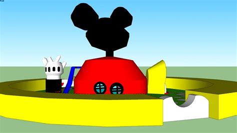 mickey mouse clubhouse 3d model