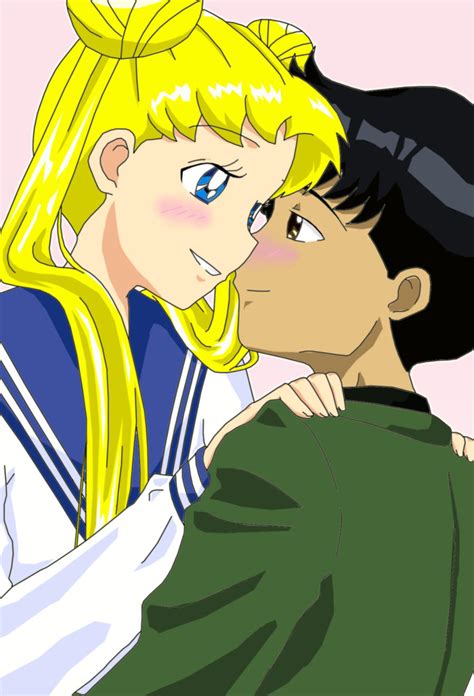 Usagi_X_Mamoru_Coloured by 207DaNiElA on DeviantArt