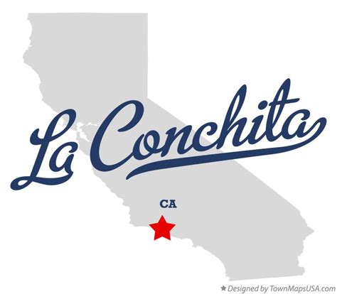 Map of La Conchita, CA, California