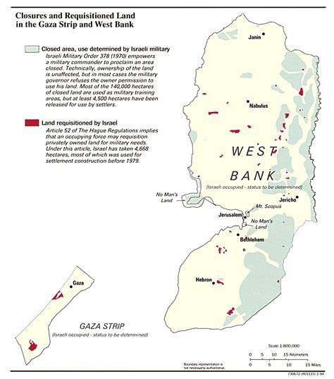 West Bank and Gaza Maps - Perry-Castañeda Map Collection - UT Library ...