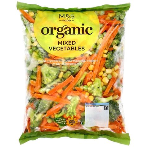 M&S Organic Mixed Vegetables Frozen | Ocado