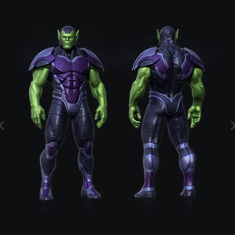 Super Skrull Figurines - 3D Print Model by cheriloyet