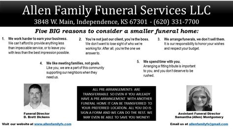 Allen Family Funeral Services LLC