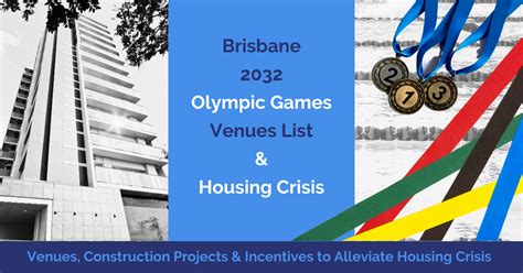 2032 Olympic Games Brisbane - Venues & Housing Crisis | Construction People