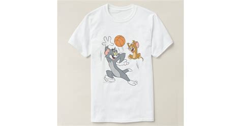 Tom and Jerry Basketball 1 T-Shirt | Zazzle