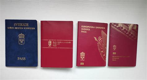 Four generations of Swedish passports! : PassportPorn