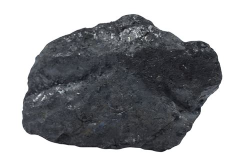 Raw Anthracite Coal, Metamorphic Rock Specimen - Hand Sample - Approx ...