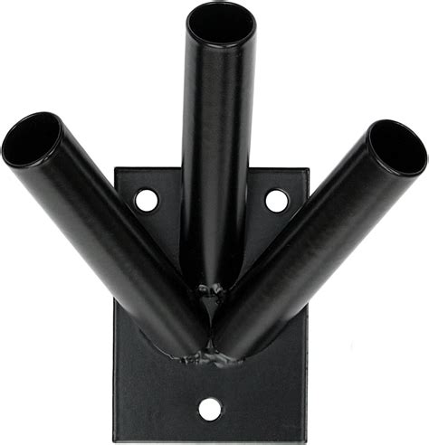 Flag Pole Holder Flagpole Holder with Triple Black: Amazon.co.uk ...