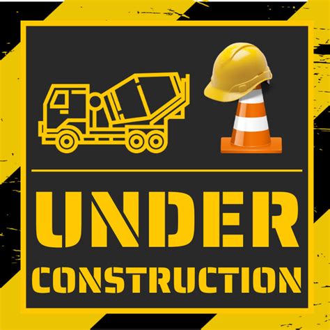 Under construction sign and board Template | PosterMyWall