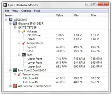 Open Hardware Monitor: CPU Temp, Fan Speeds, Mainboard Voltages, GPU Sensors and Hard Disk ...