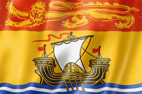 New Brunswick province flag, Canada | Graphic Objects ~ Creative Market