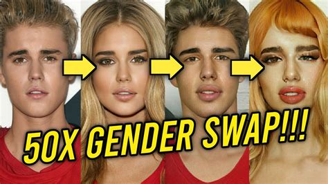 What Happens When You Use FaceApp Gender Swap For 50 Times?!? | QUITE SCARY! - YouTube