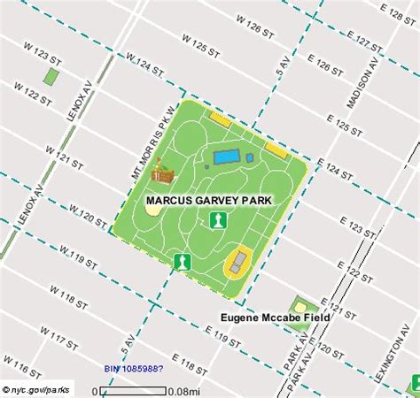 HarlemOnline.com - Marcus Garvey Park Map