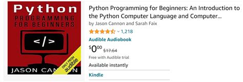Python Programming for Beginners: An Introduction to the Python Computer Language and Computer ...