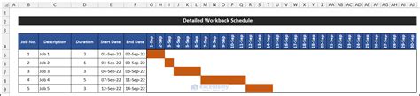 Nice Create A Timeline With Excel Workback Schedule T - vrogue.co