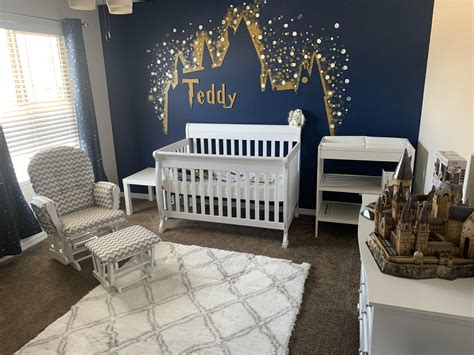 Harry Potter themed nursery almost complete! 32 weeks. : r/BabyBumps