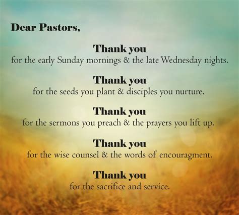 Have you said Thank You to your pastor recently? | Pastor appreciation month, Pastors ...