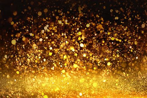 HD wallpaper: background, sequins, golden, texture, bokeh, shine, glitter | Wallpaper Flare