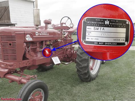 Farmall Super C Serial Numbers