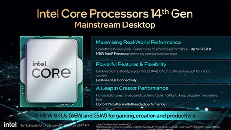 Intel completes its 14th Gen Intel Core processor lineup for desktop ...