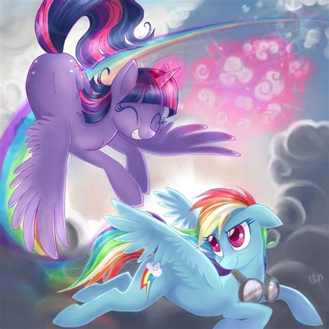 Twilight and Rainbowdash - My Little Pony Friendship is Magic Fan Art (36194036) - Fanpop