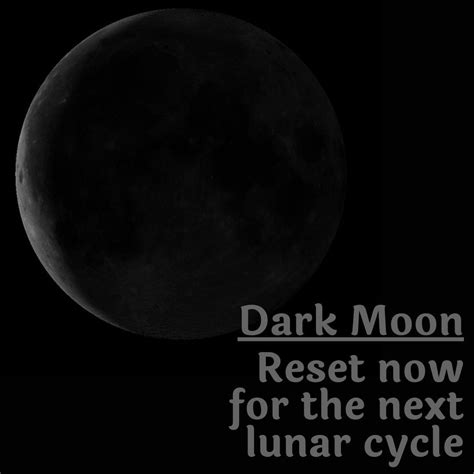 Dark Moon in 2023 | Dark moon, Lunar cycle, In this moment