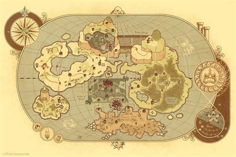 Mushroom Kingdom map | Map, Dinosaur land, Character design