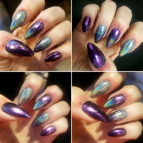 The Beauty Scoop!: Nail Porn: My New Chrome & Holographic Nails!