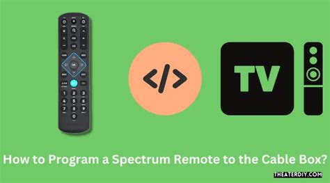 How to Program a Spectrum Remote to the Cable Box?