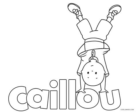 Free Printable Caillou Coloring Pages For Kids