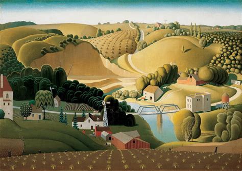 grant wood, grant wood poster, grant wood painting, grant wood print ...