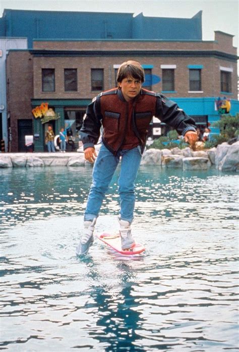 Marty McFly on a hover board Back to the Future part II (With images) | Back to the future, The ...