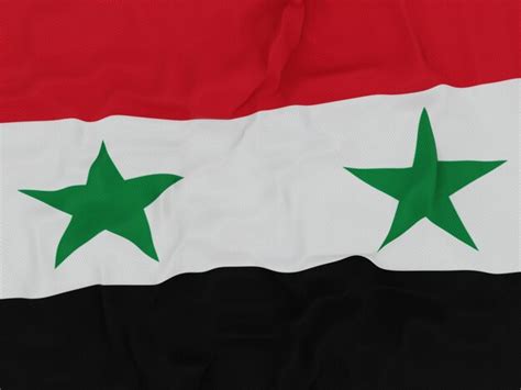 Premium Photo | Flag of syria