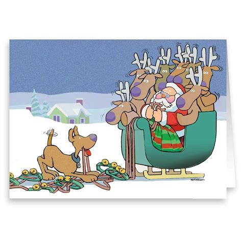 Funny Dog Christmas Card Variety Pack 16 Dog Christmas Cards - Etsy Sweden