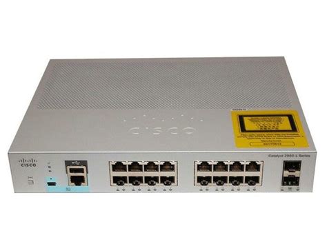 Cisco Catalyst 2960L Gigabit Ethernet 16 Port Switch WS-C2960L-16TS-LL