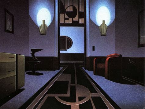 Wayne Manor interior, by Ted Blackman and John Calmette | Dark deco, Batman artwork, Batman the ...