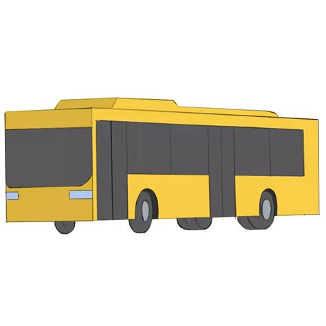 How to Draw a Bus - Easy Drawing Art