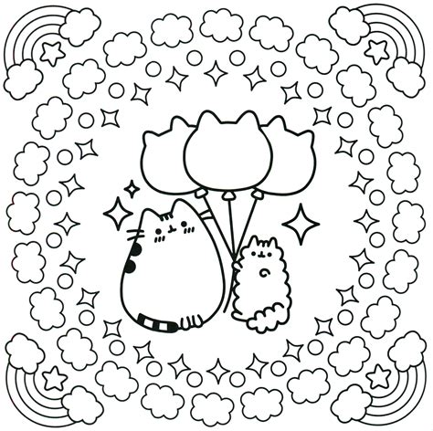 Pusheen Coloring Pages - Best Coloring Pages For Kids