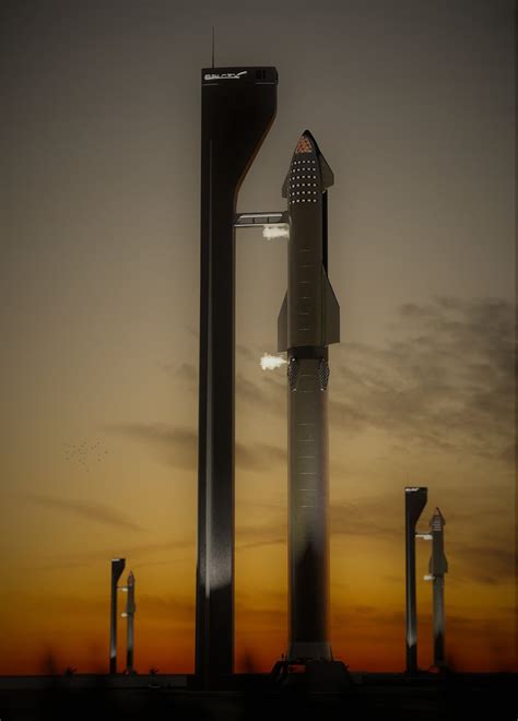 SpaceX Starship Super Heavy launch complex by Dale Rutherford | human Mars