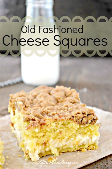 Old Fashioned Cheese Squares Recipe | Recipe | Square recipes, Cheese squares, Delicious desserts