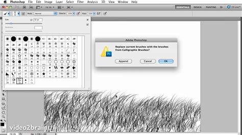 Using brushes in Photoshop CS5 - YouTube