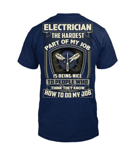 15 Best Electrician t shirts images in 2020 | Electrician t shirts ...