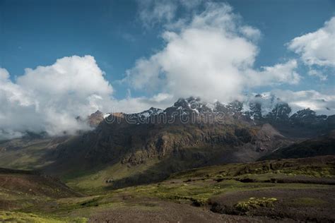 Sunny Peruvian Andes stock photo. Image of source, green - 132851724