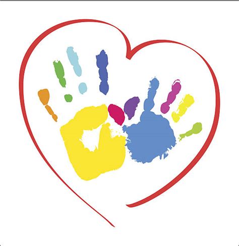 Childrens Hand Prints Clipart People