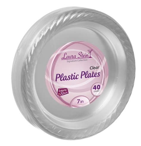 Clear Plastic Plates - Disposable Plasticware in Bulk 6" - 10"