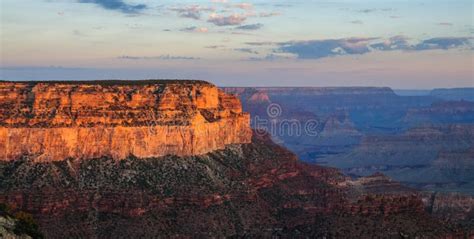 Sunrise Over the Grand Canyon Stock Image - Image of american, geology ...