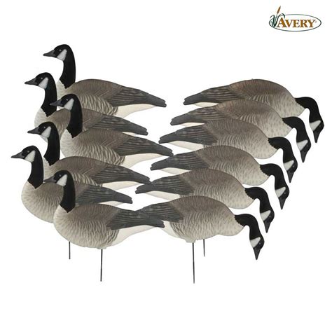 Avery GHG Pro-Grade Honker 3-D Silhouettes/Harvester Decoys (12-Pack) - Goose Decoys - Decoys ...